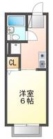 愛知県刈谷市築地町1丁目(アパート)の賃貸物件103の間取り