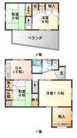 愛知県刈谷市東刈谷町2丁目(一戸建)の賃貸物件1の間取り