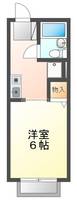 愛知県刈谷市築地町1丁目(アパート)の賃貸物件202の間取り