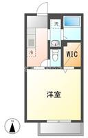 愛知県安城市里町4丁目(アパート)の賃貸物件102の間取り