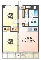 愛知県知立市中山町東狭間(マンション)の賃貸物件の間取り