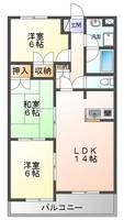 サンコート23の間取り