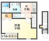 サンシアルザ新地203の間取り