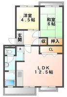 コーポ鳥山の間取り