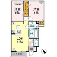 アイリスハイツ102の間取り
