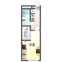 レオパレス国府207の間取り