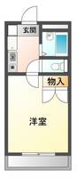 愛知県豊川市金屋橋町(アパート)の賃貸物件204の間取り