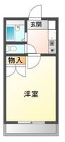 愛知県豊川市谷川町天王(アパート)の賃貸物件204の間取り