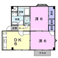 ハイツ佐脇原Bの間取り