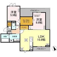 ぺルレKの間取り