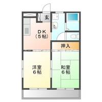 コーポ西井領の間取り