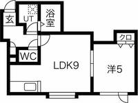北海道札幌市西区八軒七条西8丁目の賃貸アパートの間取り