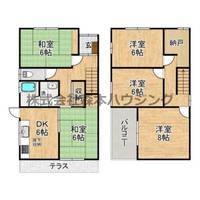 大阪府寝屋川市田井町(一戸建)の賃貸物件 1の間取り
