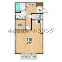 御勝山ハイツⅡ 202の間取り