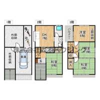 大阪府門真市柳田町(一戸建)の賃貸物件 1の間取り
