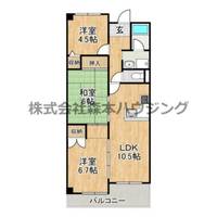 長楽ビル 703の間取り