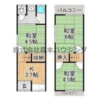 枚方市渚東町41テラス  1の間取り