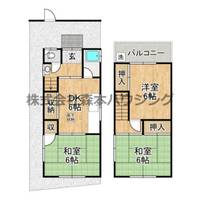 大阪府枚方市茄子作東町(一戸建)の賃貸物件 3の間取り