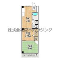 土佐ビル高柳 408の間取り