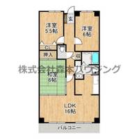 PHOENIX CORT交野Ⅱ 202の間取り