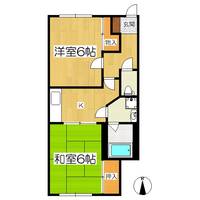 京都府京都市右京区西院春栄町の賃貸テラスハウスの間取り