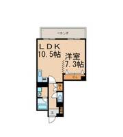 サンコーマンションⅡ1207の間取り