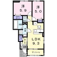 ベラ ルーチェ Cの間取り