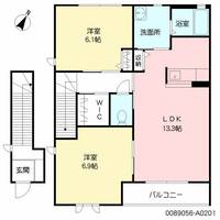 物件の間取り画像
