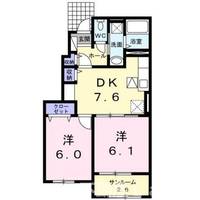 グレース豊福 西の間取り