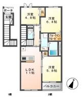 物件の間取り画像