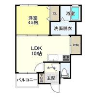 シャルールB101の間取り