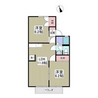 セジュール滝の原Bの間取り