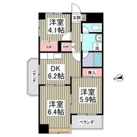 リバーサイド東信の間取り