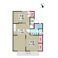 セジュール滝の原Aの間取り
