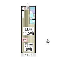 スカイハイツ万吉の間取り