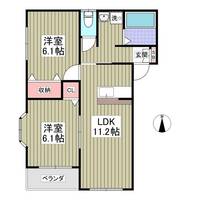 ハーヴェスト玉村の間取り