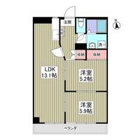 竹林マンションⅡの間取り