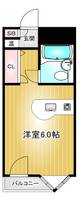 愛知県名古屋市昭和区川名本町4丁目(アパート)の賃貸物件の間取り
