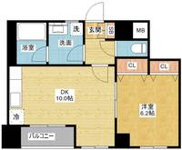 CASA NISHIKAWA(カーサニシカワ)の間取り