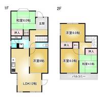 愛知県名古屋市天白区池場3丁目(一戸建)の賃貸物件の間取り
