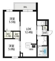 物件の間取り画像