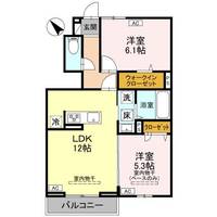富山県富山市下新本町(アパート)の賃貸物件の間取り