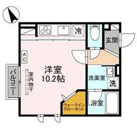 富山県富山市五福(アパート)の賃貸物件の間取り