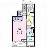 富山県高岡市熊野町(マンション)の賃貸物件の間取り