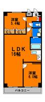 物件の間取り画像