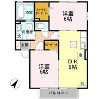 メゾンルージェ C棟の間取り