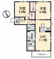 フォーリエ101の間取り