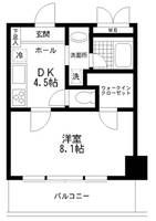 フルグラール池袋の間取り