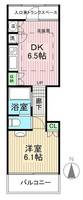 東京都荒川区町屋1丁目の賃貸マンションの間取り