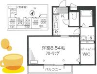 東京都豊島区池袋2丁目の賃貸マンションの間取り
